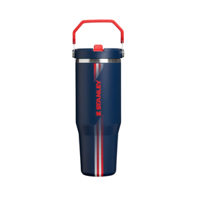 FLIP STRAW TUMBLER NAVY RED 887 ML