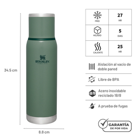 TERMO ADVENTURE TO-GO GREEN 1 LT